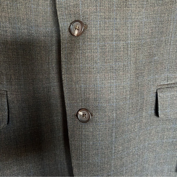 Lauren Ralph Lauren Silk Wool‎ Blend Sports Coat Brown and Blue tweed 46 Regular - Picture 4 of 16